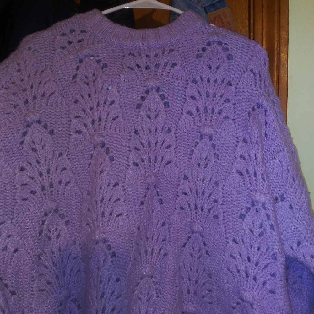 Oversized light purple sweater by American Eagle